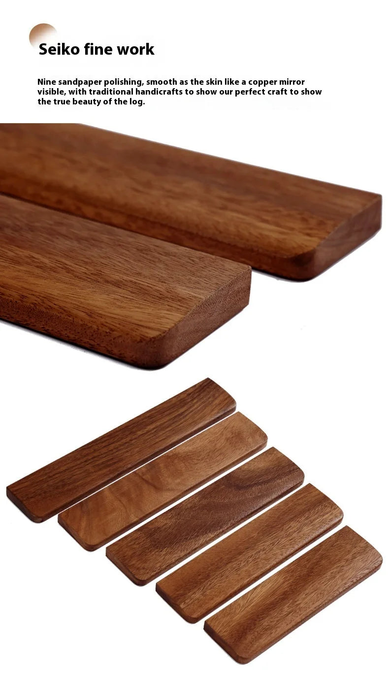 Ergonomische Massivholz Handballenauflage für mechanische Tastaturen