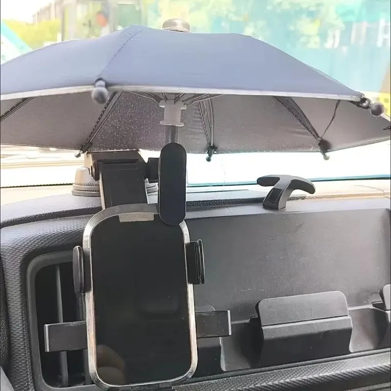 Handy Sonnenschutz Schirm Mini mit Clip Outdoor Strand Video Auto Halterung