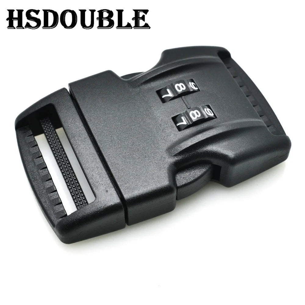 Sicherheitsverschluss mit Zahlenschloss für Gurtband Rucksack Tasche