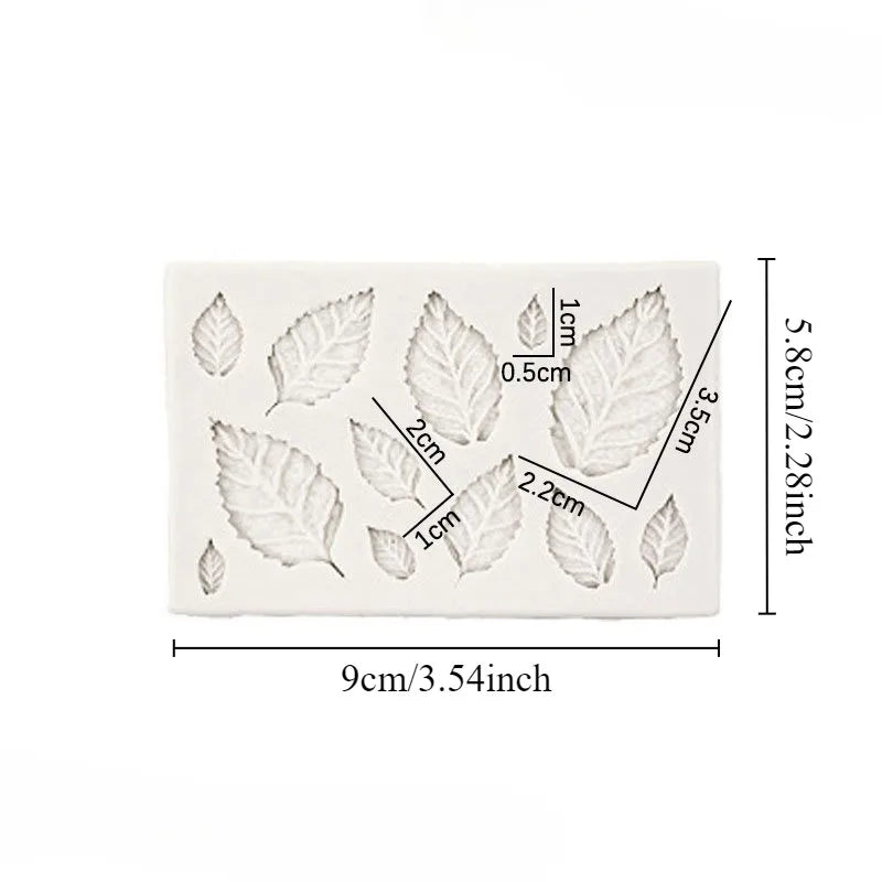 Ahornblatt Silikonform für Schokolade Pudding Fondant Backen Werkzeug