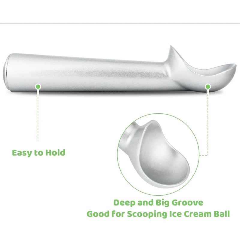 Eisportionierer Aluminiumlegierung Eisschaufel mit Auslöser multifunktional