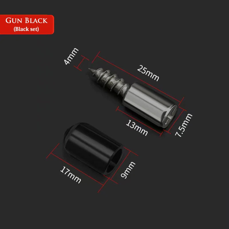 8/20er Set selbstschneidende Kreuzschrauben Gummihülse für Möbel & Glas