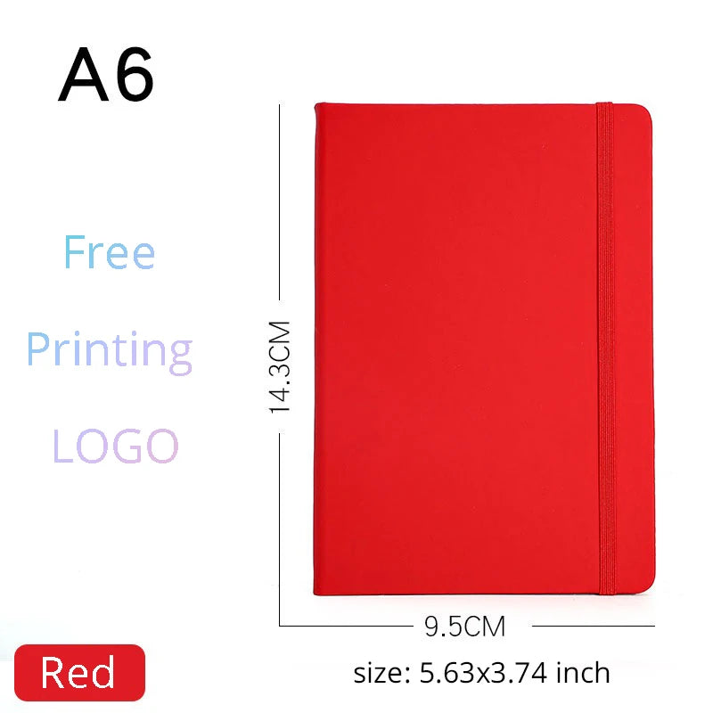 Notizbuch A5/A6 PU-Leder mit individuellem Logo – Tagebuch & Journal-Yabubest - Home & More