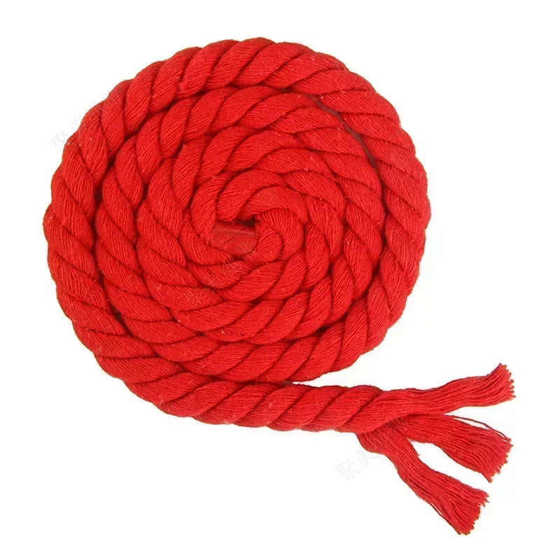 Robuste 3-fach gedrehte Baumwollschnur für DIY und Nähprojekte