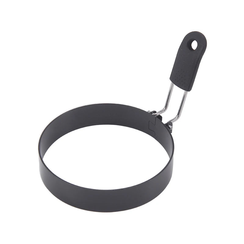 Antihaft Eierring mit Silikongriff für Frühstücksei - Sandwich