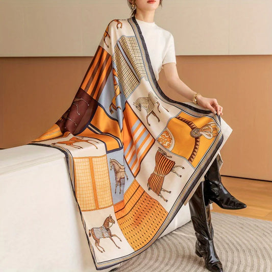 Elegantes Satin Polyester Tuch für vielseitige Styling-Ideen