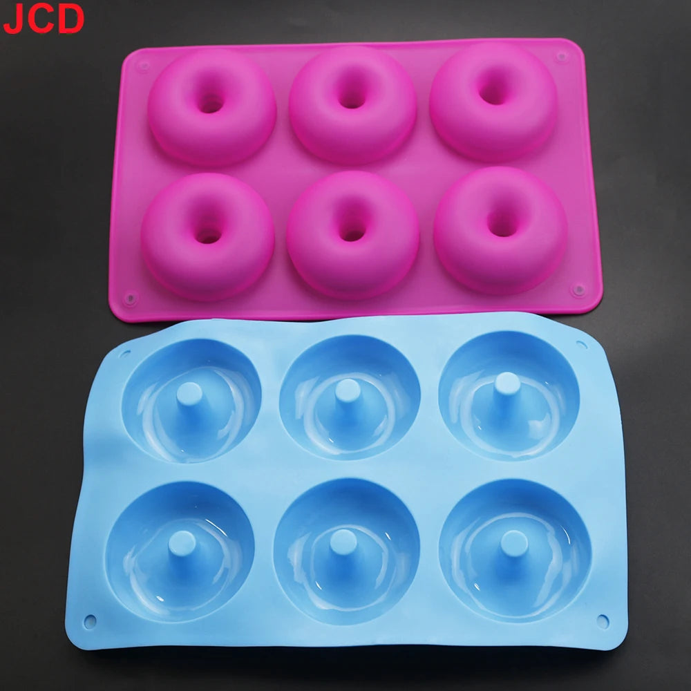 Antihaft Silikon Backform für perfekte 6 Donuts, Bagels oder Cupcakes
