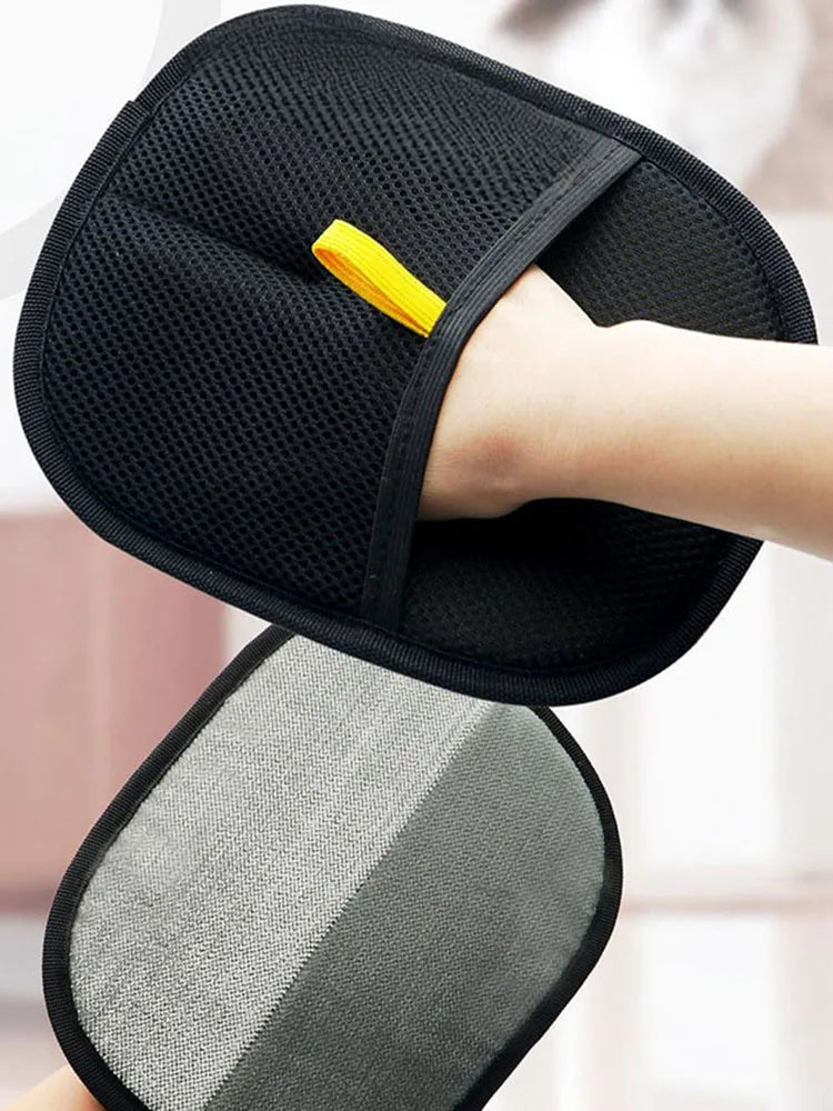 Elektrostatische Haarentfernungsbürste und Waschlappen für Katzen und Haustiere