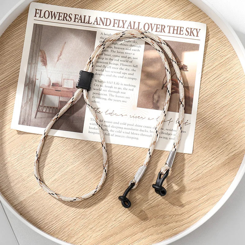 Verstellbare Sport Sonnenbrillenkette 70cm Unisex Outdoor Wandern