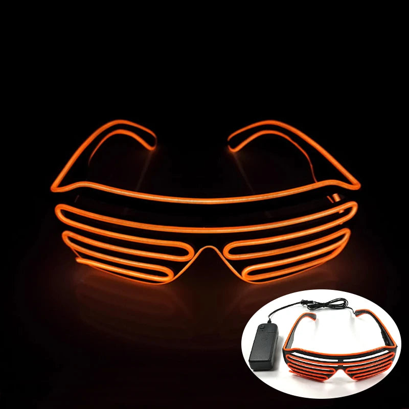 Leuchtende LED Partybrille für unvergessliche Anlässe
