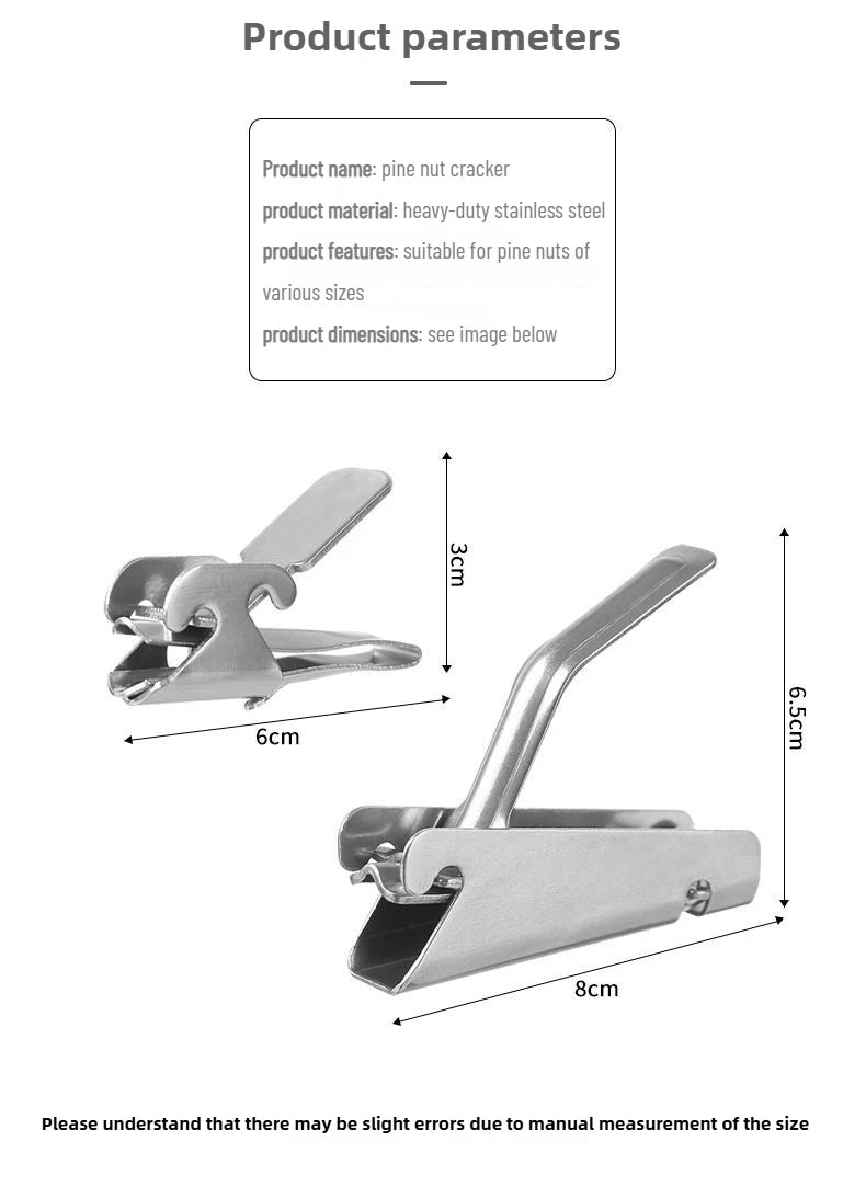 Praktischer Nuss Schäler aus Edelstahl für Zuhause