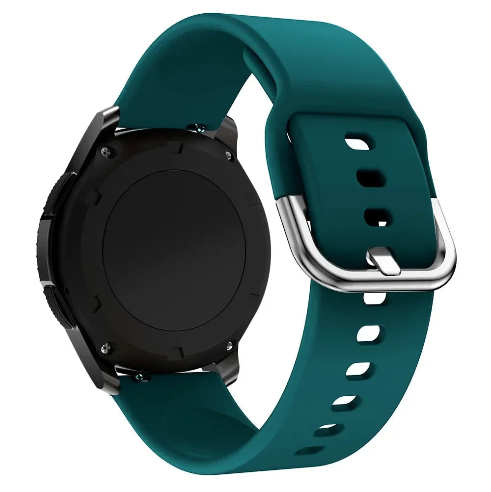 Silikon Uhrenarmband 20/22mm kompatibel mit Smartwatches und Sportuhren