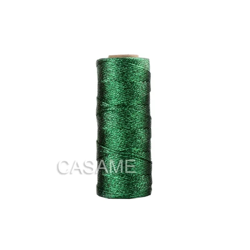 Vielseitige 1,5mm Makramee Schnur Gold Silber für DIY Projekte