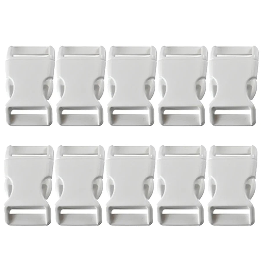 10x Seitliche Schnellverschluss Schnalle 10-25mm für Paracord Armband