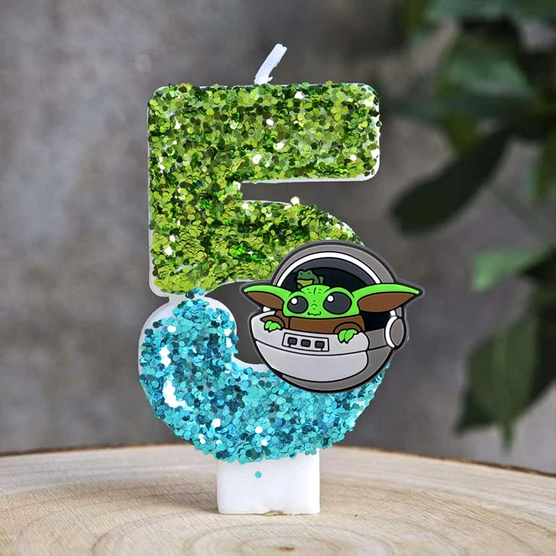 Thematische Geburtstagskerzen Zahlen für Partydekoration und Geschenke