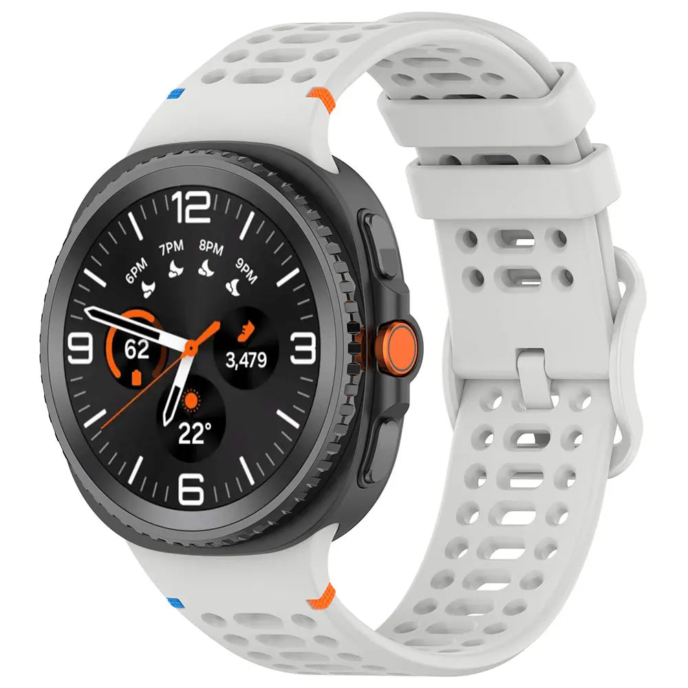 Silikon Ersatzarmband für Smartwatch 40 44 47 mm Sport komfortabel
