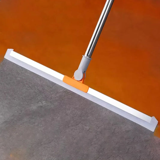 Streifenfrei - langlebig: 50 cm Silikon Wischer Schaber mit Kunststoffgriff für Haushalt