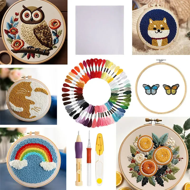 Vielseitiges Stickgarn Mix Farben für Kreativprojekte und Handarbeiten