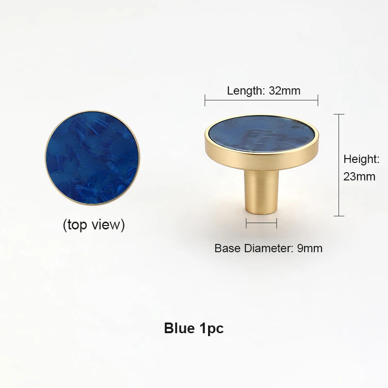 Zinklegierungs-Möbelgriff 50mm – moderner New Chinese Stil, Einzelloch