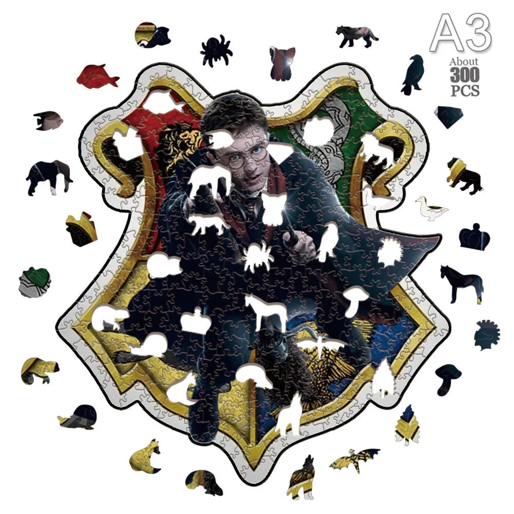 3D Holzpuzzle Tier Formen für Kinder und Erwachsene