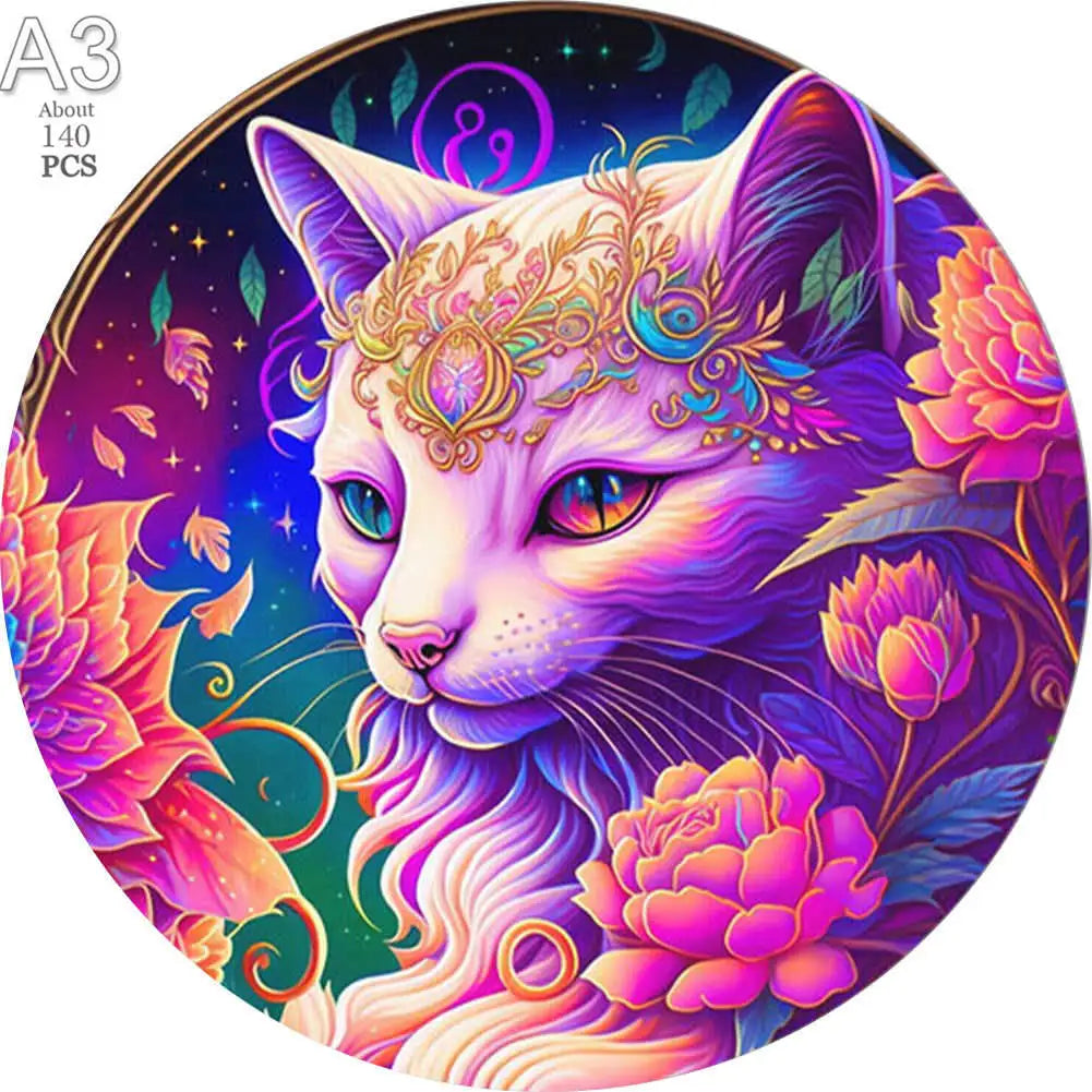 Fesselndes 3D Holzpuzzle Tier für Erwachsene und Kinder