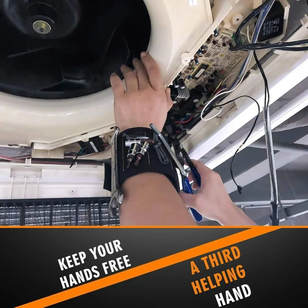 Magnetisches Werkzeug-Armband verstellbar für Schrauben Nägel und Bohrer