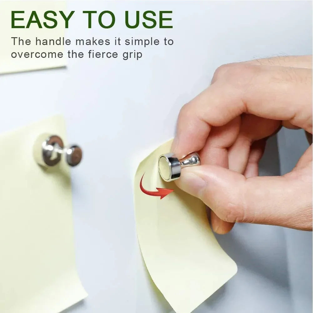 Starke Neodym Magnetische Reißzwecken für Whiteboard & Kühlschrank - 10/20er Set