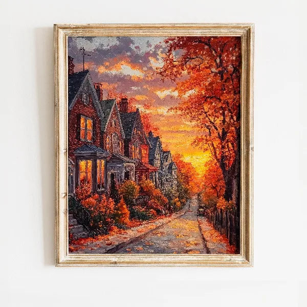 Stilvolles Leinwandbild Herbstliche Natur für Ihr Zuhause