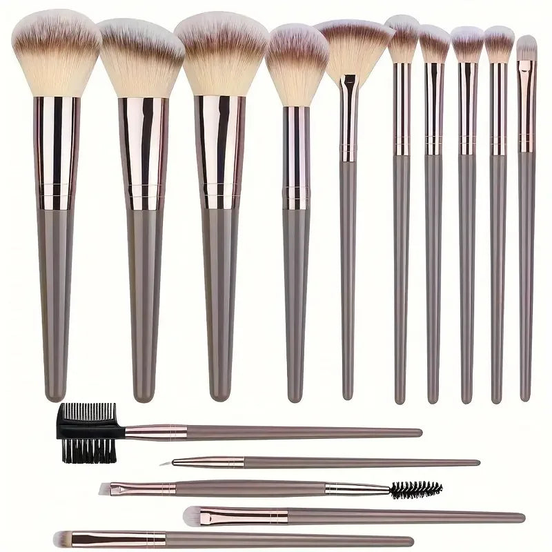 Make-Up Pinsel Set 3-20 Stück weiche Foundation Lidschatten Rouge Pinsel