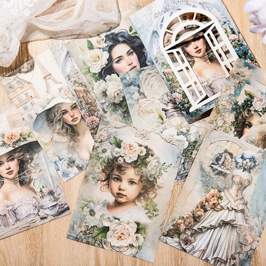 30-teiliges Scrapbooking Papier-Set mit 6 Designs für kreative DIY-Projekte