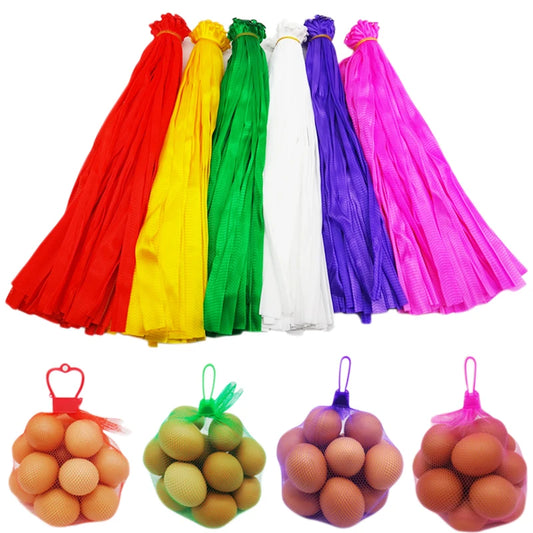 100 Stück Netzbeutel mit Schnallen für vielseitige Lagerung