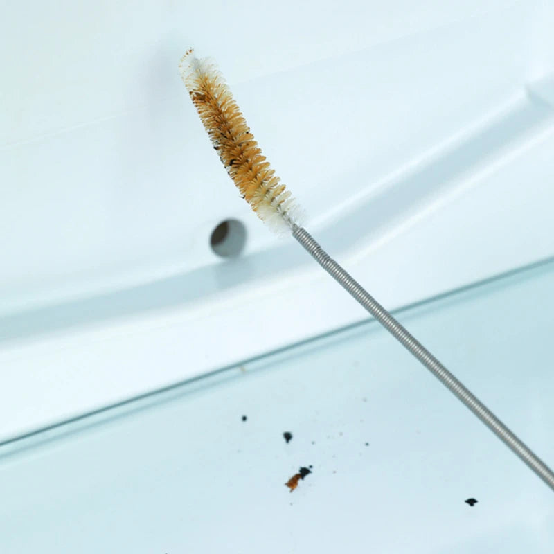 Flexible Bürste zum Reinigen von Kühlschrank Abfluss und Wasserrohren 1m 1,5m