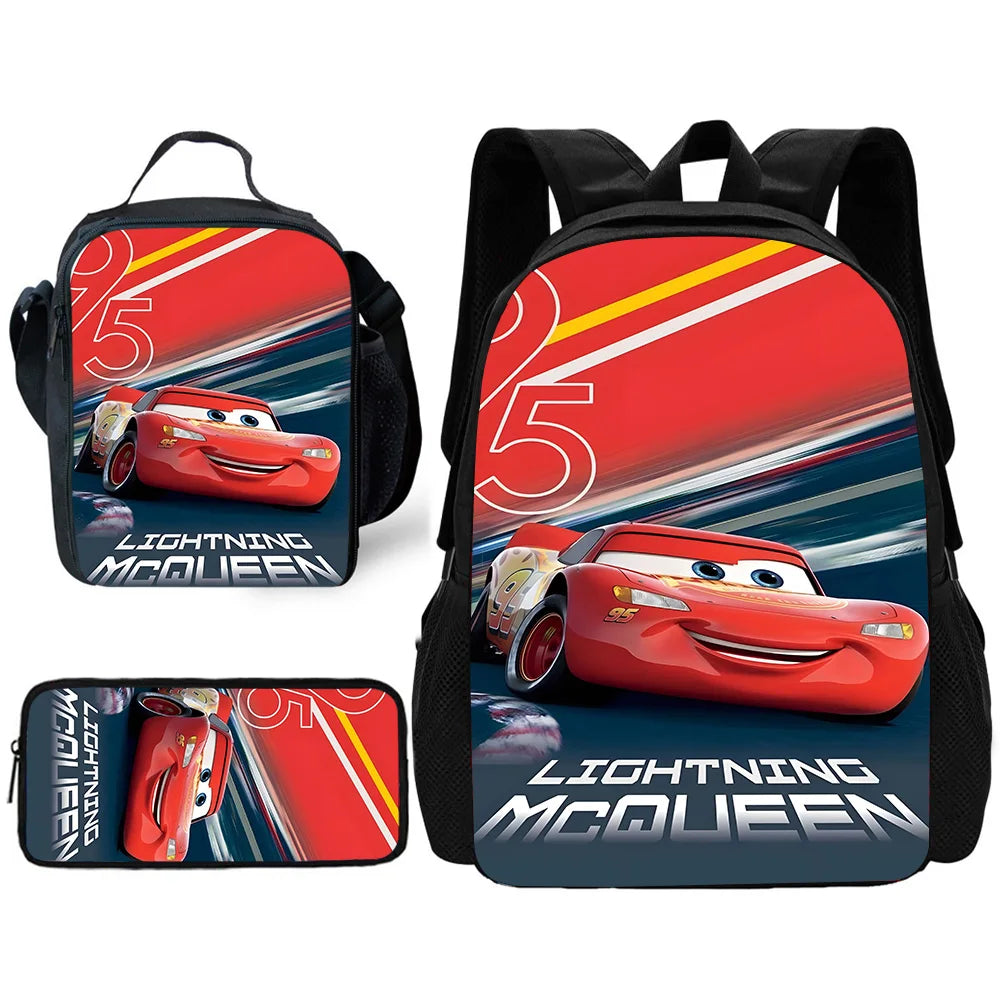 Kinder-Schulrucksack Set mit Lunchtasche und Federmäppchen, robust und praktisch