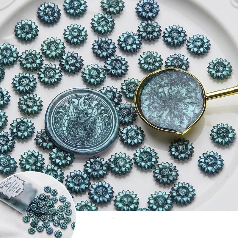 100 Glitzer Wachsperlen für stilvolle Siegel DIY Dekoration