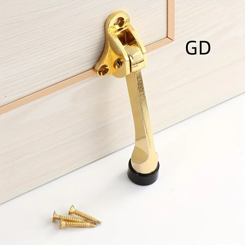 Robuster Türstopper aus Zinklegierung mit Gummiringen für sicheren Halt