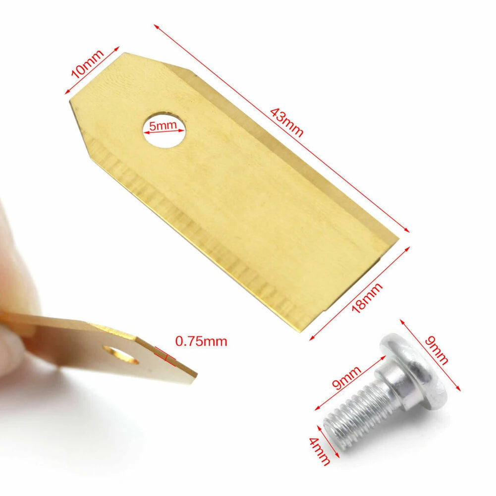 Rasenmäher Ersatzklingen Set 9/18/30 Stück für Robotic Trimmer Garten