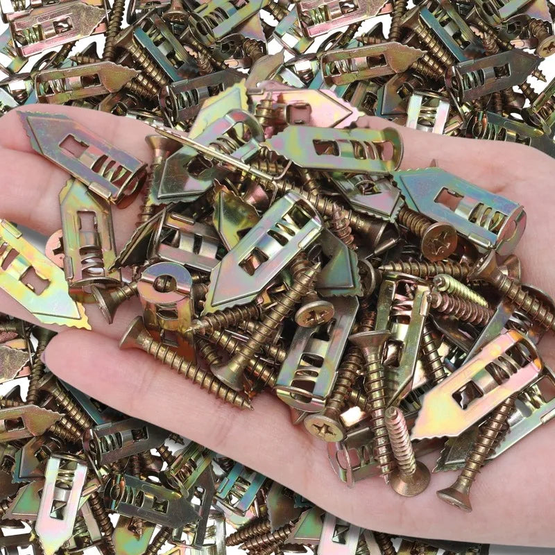 10/100 St. Selbstbohrende Trockenbauanker für Gipskarton DIY Befestigung