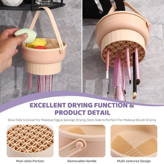 3-in-1 Make-up Pinsel Reiniger faltbar Silikon Waschmatte Kosmetik
