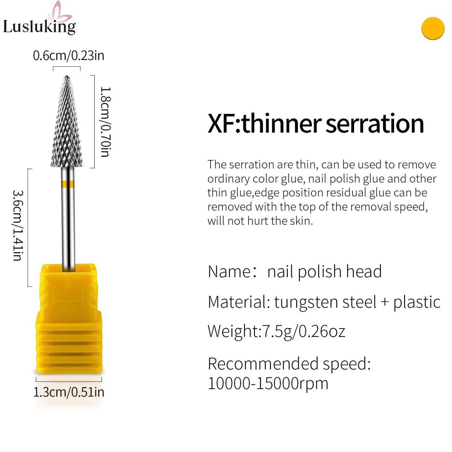 Wolframkarbid Fräser für effiziente Nagelgel-Entfernung