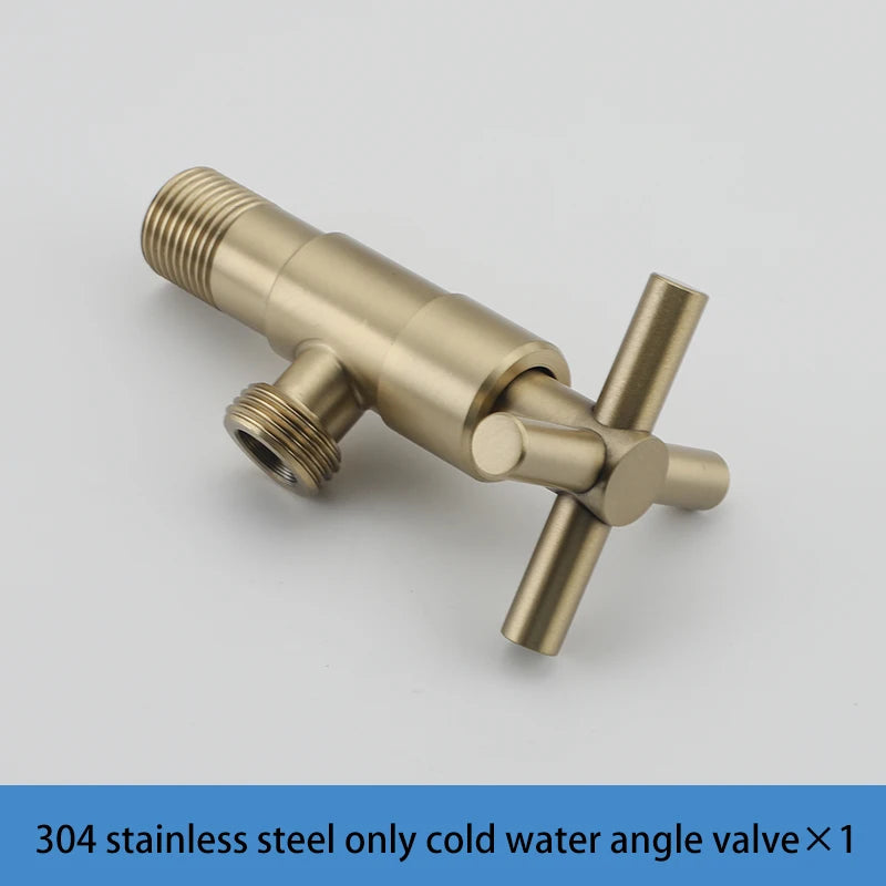 Langlebiges Edelstahl Kaltwasserventil für Bidet mit einfacher Montage