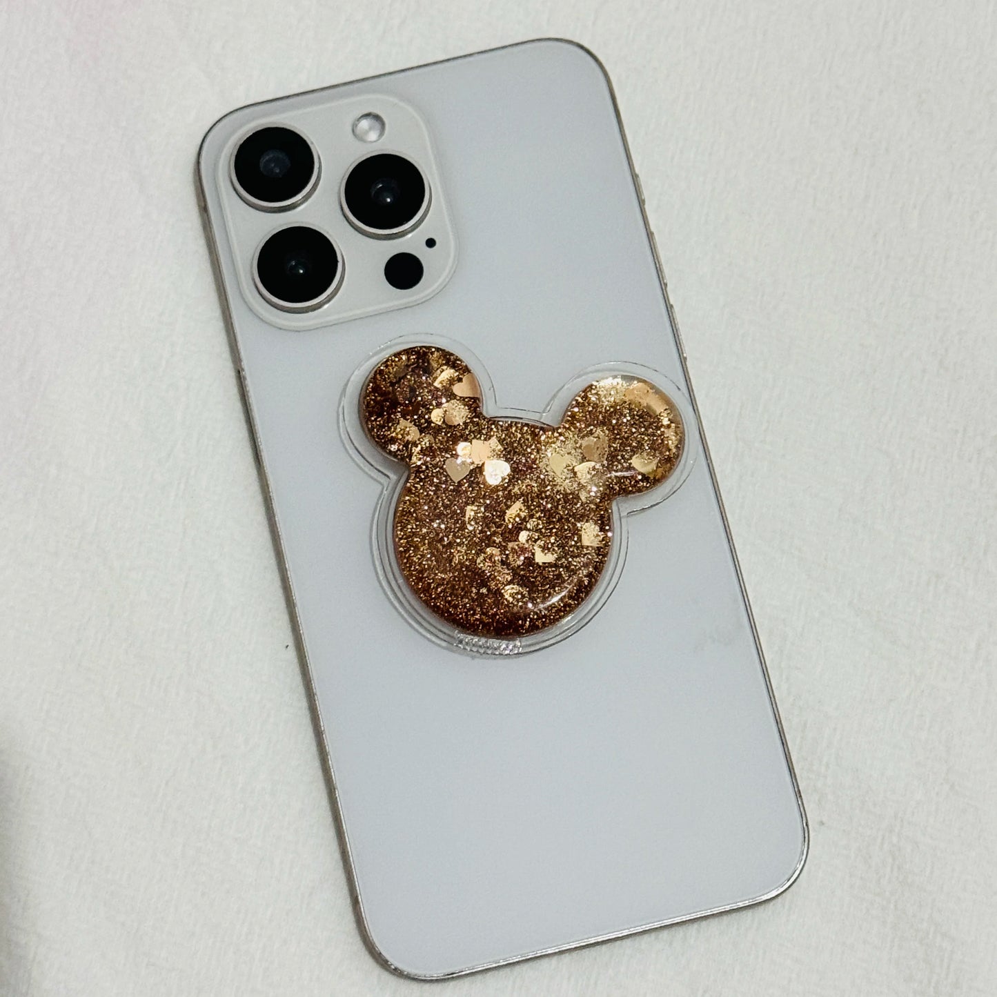 Süßer weicher Blingbling Maus Handyhalter erweiterbar für iPhone Samsung Hüllen-Yabubest - Home & More