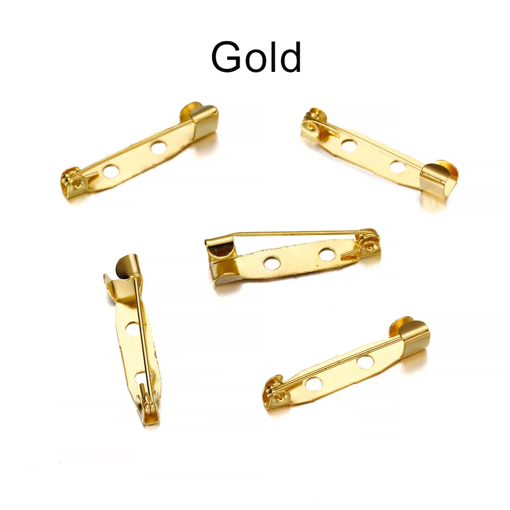 50er Set Brosche Clip Basis Pins in 15-40mm – DIY Schmuckzubehör-Yabubest - Home & More