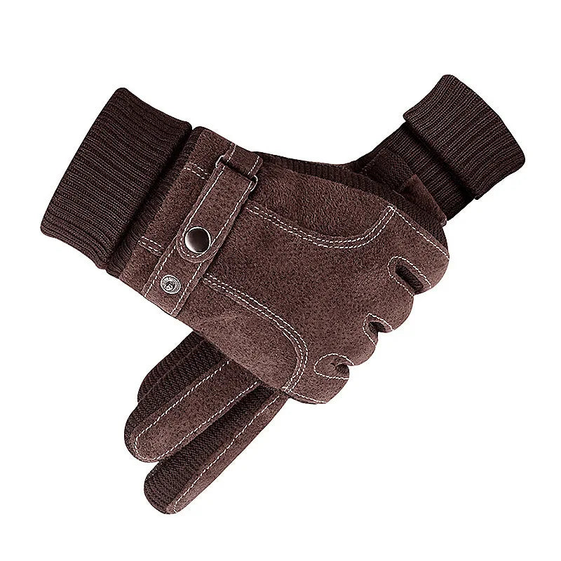 Warme Winter Handschuhe für Herren winddicht und Touchscreen fähig