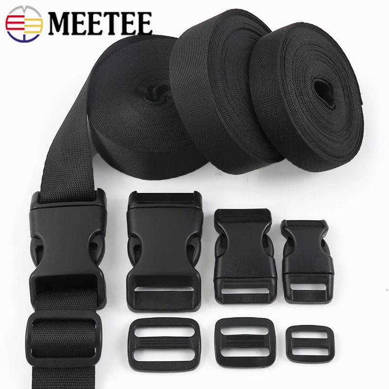 Robuste Kunststoff Schnallen Set für Rucksack, Gurte und DIY Projekte
