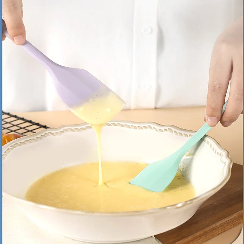 Silikon Spatel Antihaft Hitzebeständig für Creme - Kuchen Backen DIY Küche