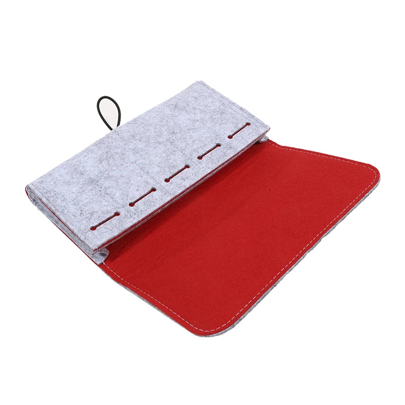 Schutzhülle aus Filz für mobile Geräte mit Fächerfach