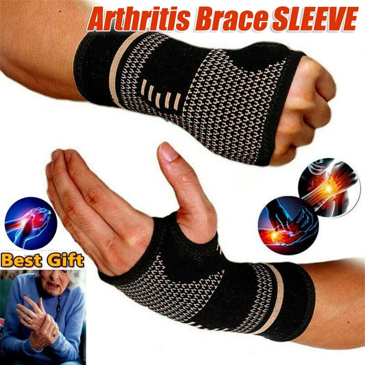 Optimaler Handgelenkschutz: Schwarze Hebe-Kompressionsschlaufe in S, M, L für Sport & Arthritis