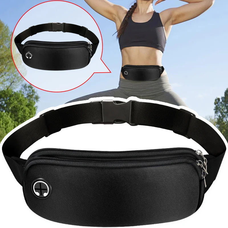 Sportliche verstellbare Taille Tasche für Handy und Laufzubehör Unisex