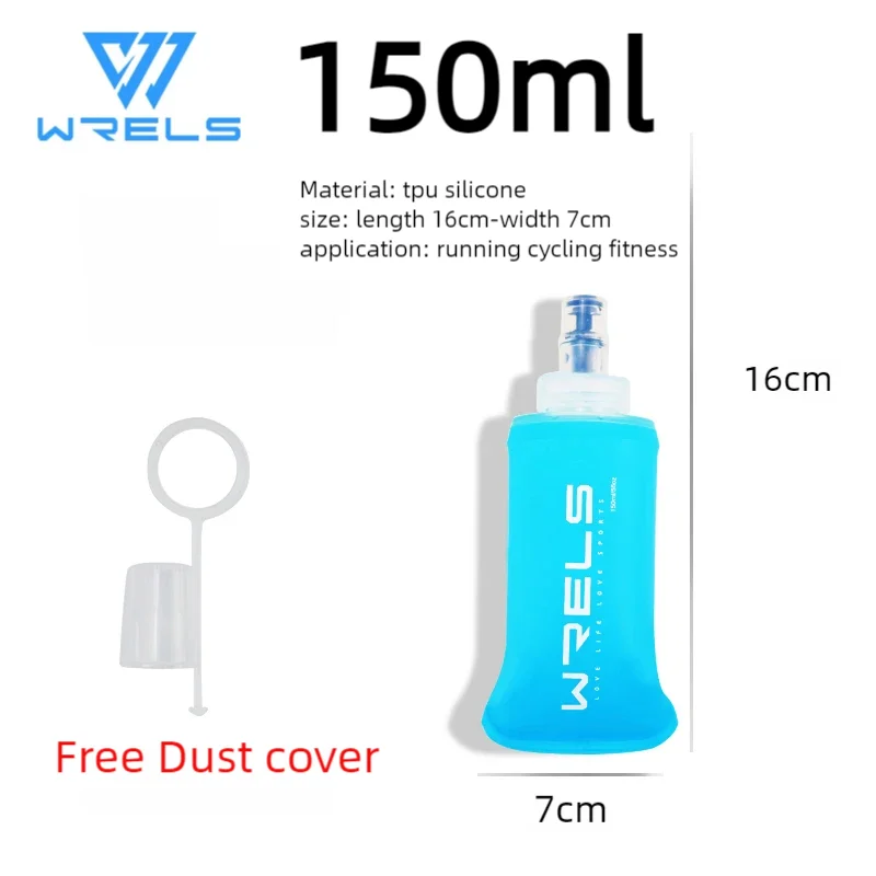 Faltbare TPU Wasserflasche 500ml BPA-frei für Outdoor Sport - Wandern