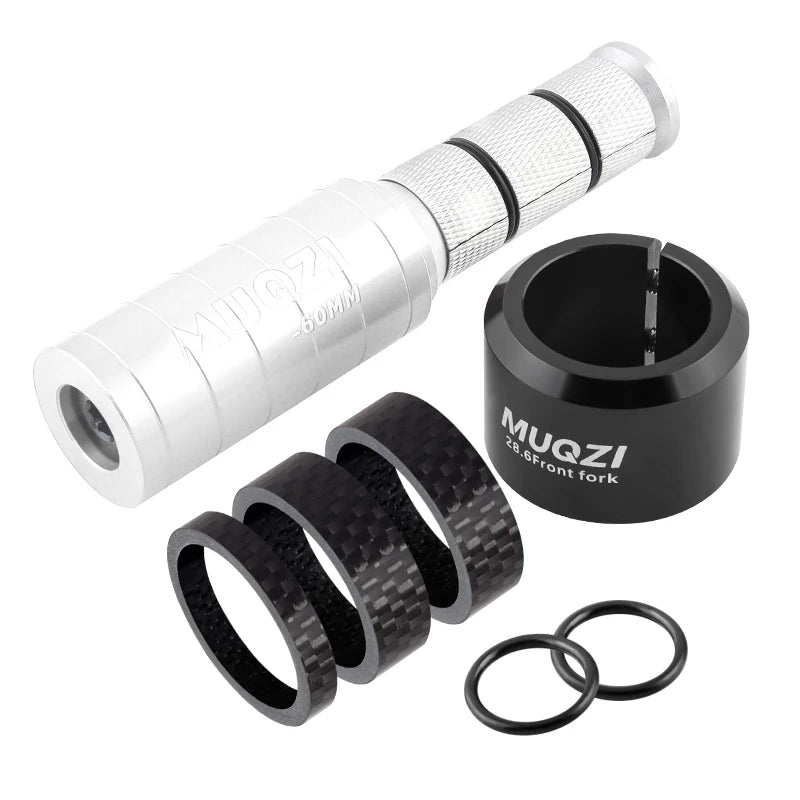 Fahrrad Gabel Vorbau Verlängerung 28,6mm für 60mm Lenkerhöhenanpassung